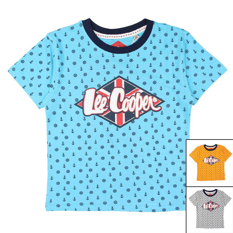 Picture of GLC0112 BOYS LEE COOPER 100% COTTON SHORT SLEEVE SHIRT